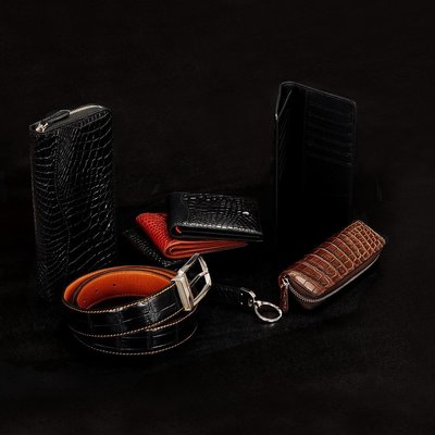 澳洲進(jìn)口鱷魚皮精品皮具 精工細(xì)作，品味非凡