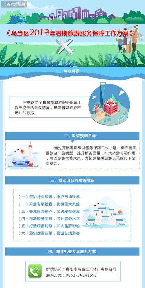 圖解烏當區2019年暑期旅游服務保障工作方案 政策解讀與旅游業務分析